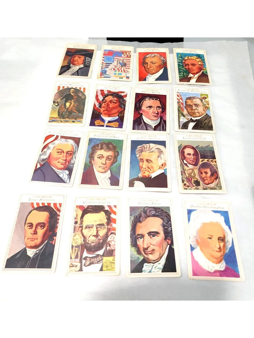 Vintage 1975 Big Boy Restaurant A Great American Trading Cards Lot Of 16 History